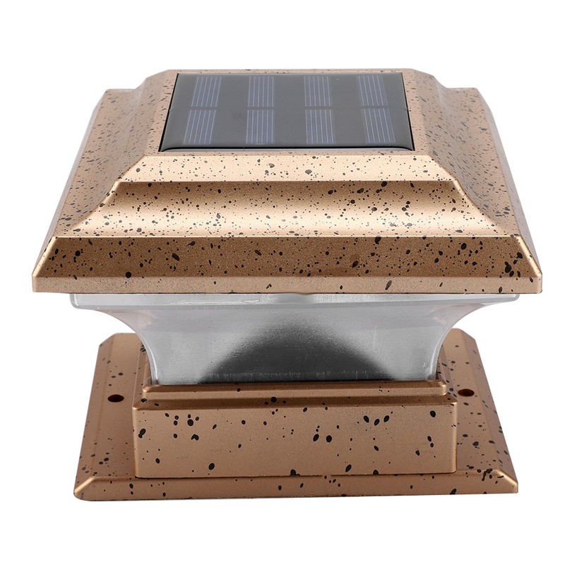 Solar Powered Garden Security Lamp Outdoor Waterproof Home Garden Post