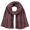 Barts Witzia Fine Knit Winter Scarf, mauve