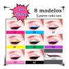 40 Pares Delineador Ojos De Colores Brillo Eyeliner Stickers