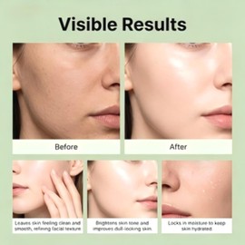 Gel Exfoliante Facial con Té Verde y Triple Enzima Hidratante