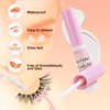 GEMERRY False Eyelashes 3D with Glue 10 Pairs Cat Eye