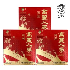 Chamdoori Ginseng Dried Ginseng 900g (300g x 3) / 참두리 인삼 건인삼 900g(300g x 3)