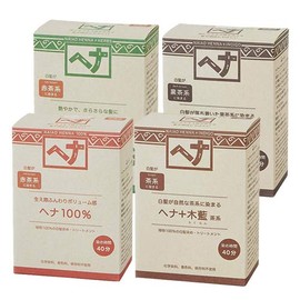 Naiad Henna + Indigo Wood, Black Brown Type, 3.5 oz (100 g) x 2 Pieces