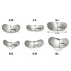 100 unids/caja de kits dentales, matrices dentales, matrices contorneadas seccionales