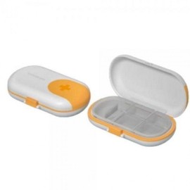 Cutting Portable Pill Case White
