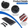 Fgtagtal Hood Deck Vent Panel Trim Compatible with Hummer H2