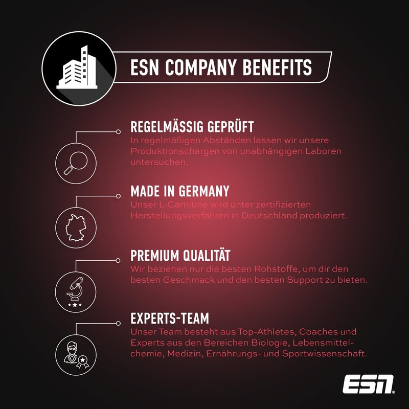ESN L-Carnitine Caps, 2 x 120 Capsules, 3000 mg L-Carnitine