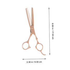 FRCOLOR 2pcs Professional Hairdressing Scissors Set Hair Cutting Thinning Shears for Salon Home Use Comfortable Grip Durable Design for All Hair Types