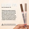 Eyebrow Pencil, Dual Ended Waterproof Eyebrow Pencil, Ultra Fine Pencil