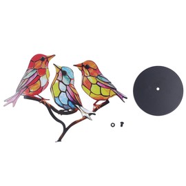 Alloy Metal Bird Series Home Decoration Stress Relief Base Removable Metal Bird Art Ornaments