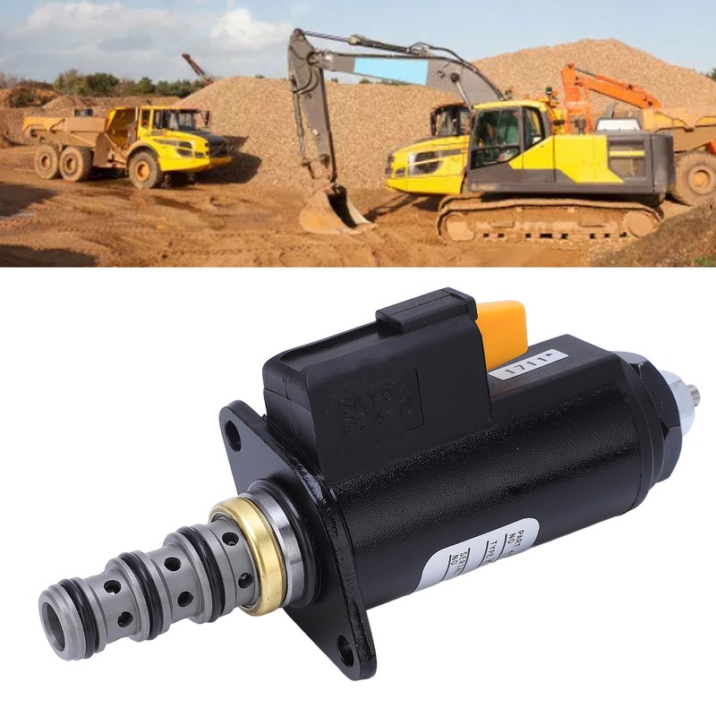 Rotary Solenoid Valve Alloy Steel Excavator Solenoid Valve Replacement 121‑1490