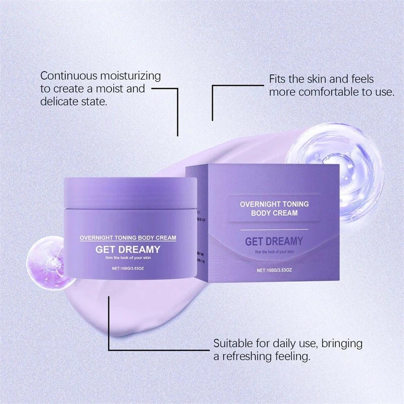 Unbranded GET-DREAMY Overnight Toning Whip - 100ml NEW Firming Whip