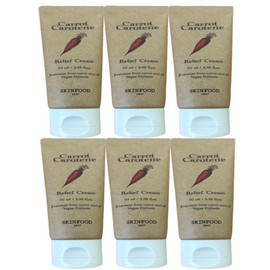 scan food SKINFOOD Carrot Carotene Relief Cream 70ml 6pcs / 스킨푸드 캐롯 카로틴 릴리프 크림 70ml 6개