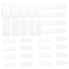 Ipetboom False Nails for Women Short Square Press on Nails Fake Nails Nail Tips Glue Nail Enhancement Full Cover Nail Art Decor Kit