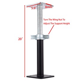 YEUQWJ Adjustable Support Jack, Light Duty Steel Shores & Jack Post, 12.5"-20" Height Range
