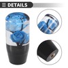 Motoforti Universal Rose Flower Car Gear Shift Knob, Manual Automatic