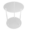 Clear Acrylic Plant Stand Round Top Corner Holder Planter Flower