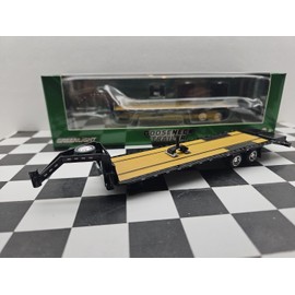 Greenlight 1:64 GreenLight gooseneck Flat Bed trailer hitch tow truck ford chevy dodge