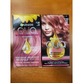 Garnier 2 Boxes: Garnier Olia Bold Permanent Hair Color *#7.20 Dark Rose Quartz* R7P6a