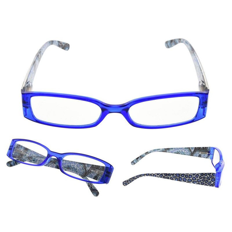 READING GLASSES 5 pack Tiger Patterned Temples Include Sunshine Readers