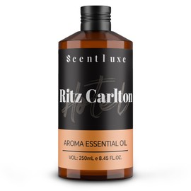Hotel Diffuser Oil Inspired by The Ritz Carlton Scent - Orange, Musk for Aromatherapy Diffusers Essential Oil 250mL 8.45 Fl Oz Glass Dropper Bottle Fragrance Oil for Waterless Diffusers