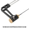 TOOLCOOL Coping Saw for Woodworking Aluminum Alloy Frame Hardwood Hex