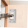 WOONEKY DIY Cabinet Door Repair Kit 8pcs Door Reinforcement Plate