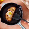 LIAMGUS Black Fried Egg Flipper, 2 in 1 Spatula, Egg