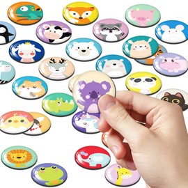 MORCART 30PCS Cute Animal Magnets - Adorable Fridge Magnets, Lovely Magnetic Stickers for Home Decor & Gift