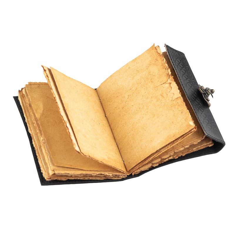 Urban Leather Lapis 3 Moon Celtic Grimoire Book of Shadows