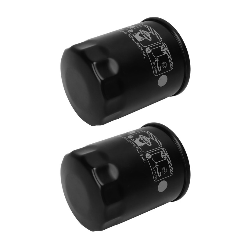 2PCS Oil Filter 2540086 Oil Cleaner Steel Cylindrical Replacement for