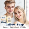 HENITAR Tallow Soap, Organic Grass Fed Beef Tallow Balm for