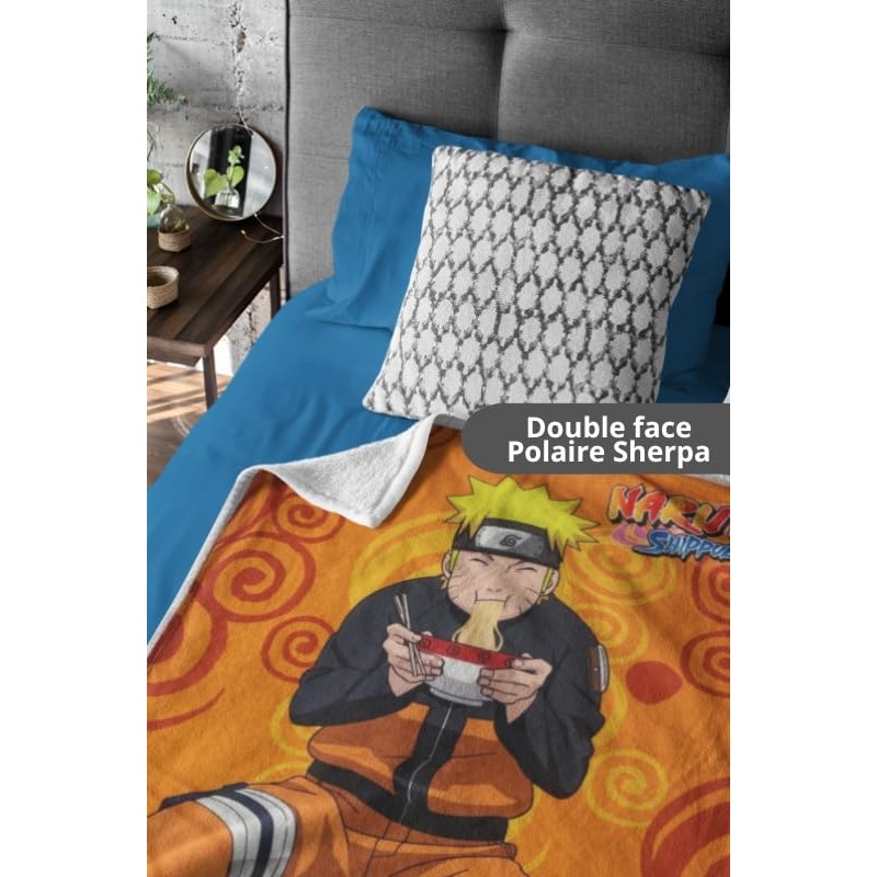 Hômadict Plaid Sherpa 100 x 150 cm Naruto Ramen