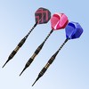 120 Pcs Standard Dart Flights Durable PET Replacement Feather Tails