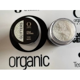 Organic Nails Glitter 100 White Organic nails Nails 6g