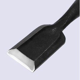 KAKURI Japanese Wood Chisel for Woodworking 1-3/8" (36mm), Made in JAPAN, Professional Wood Chisel Oire Nomi (Hand Forged), Japanese White Steel No.2 Blade, White Oak Wood Handle