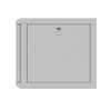 NavePoint 15.75 in Wall Mount Network Cabinet, 6U, Glass, Gray