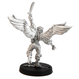 Stonehaven - Figura en miniatura de luchador de búho femenino (para juegos de guerra de mesa de 28 mm) - Fabricado en Estados Unidos