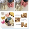 2 Pcs Large Butterfly Hair Clips, Pink and White Hollow