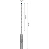 Bosch Bosch 1x EXPERT SDS plus-7X Hammerbohrer (für Weichgestein, Harter