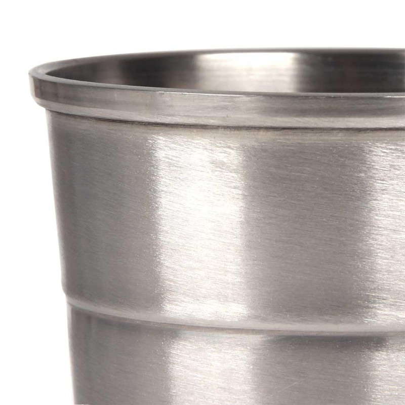 Lindy's Stainless Steel Single Wall Durable Stainless Steel Cup, 12