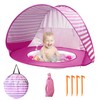 Baby Beach Tent with Pool, UPF 50+ Beach Sun Shelter