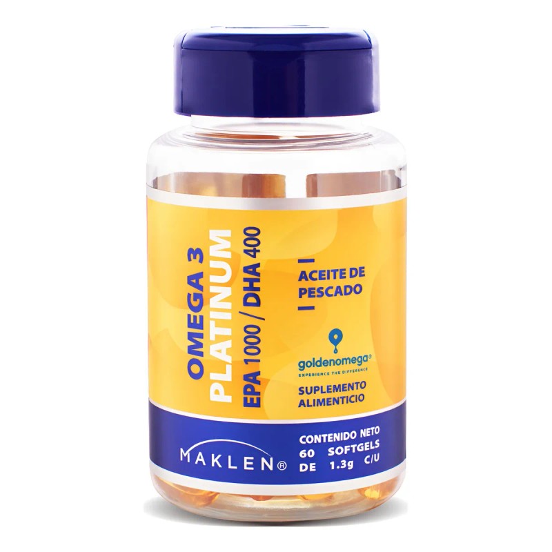 Omega 3 Epa 1000/dha 400 | 60 Cápsulas Golden Omega