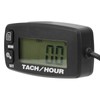 LCD Backlit Gauge Resettable Inductive Tachometer Hour Meter for 2/4