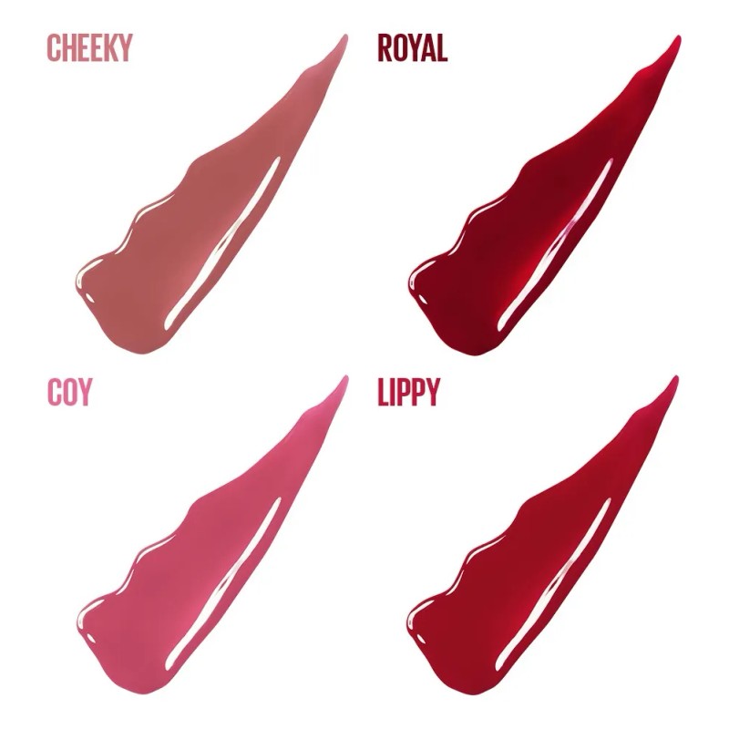 Pack X4 Labiales Líquidos Superstay Vinyl Ink Maybelline