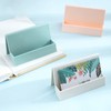 Hilsayum Business Card Holder Business Card Display Stand Vertical Card