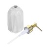 IWOWHERO Ceramic Refillable Lotion Dispenser Bottle White Press Pump Capacity