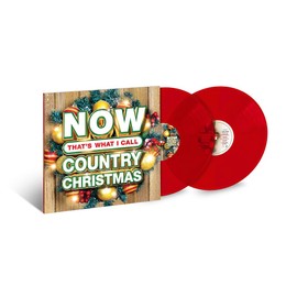 NOW That's What I Call Country Christmas Music Limited Edition Translucent Red Colored 2LP Vinyl Record