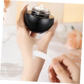 SEWACC 100 Cucharas Cosméticas de Polipropileno para Crema Facial y Contorno de Ojos Aplicador Compacto y Ligero para Mascarillas y Cosméticos Herramienta Práctica para Uso