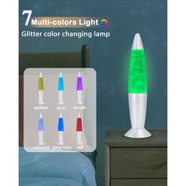 Vanful Glitter Lamp with 25W Bulb Glitter Motion Lamp for Adults and Kids Night Light Relaxing Soothing and Fun Perfect Gifts for Holiday and Party Christmas Thanksgiving Day Decoration